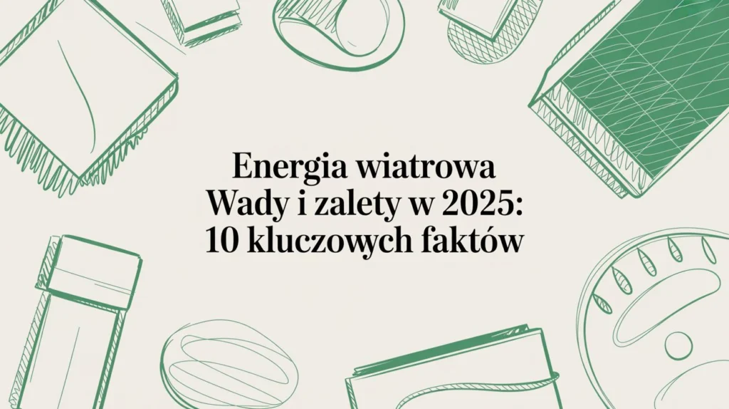 Energia wiatrowa - wady i zalety w 10 faktach