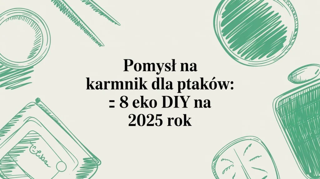 Pomysł na karmnik dla ptaków - 8 projektów do zrobienia samemu