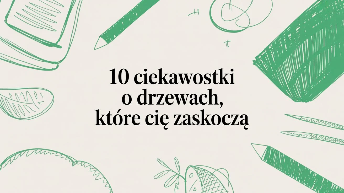 10 ciekawostek o drzewach, które Cię zaskoczą