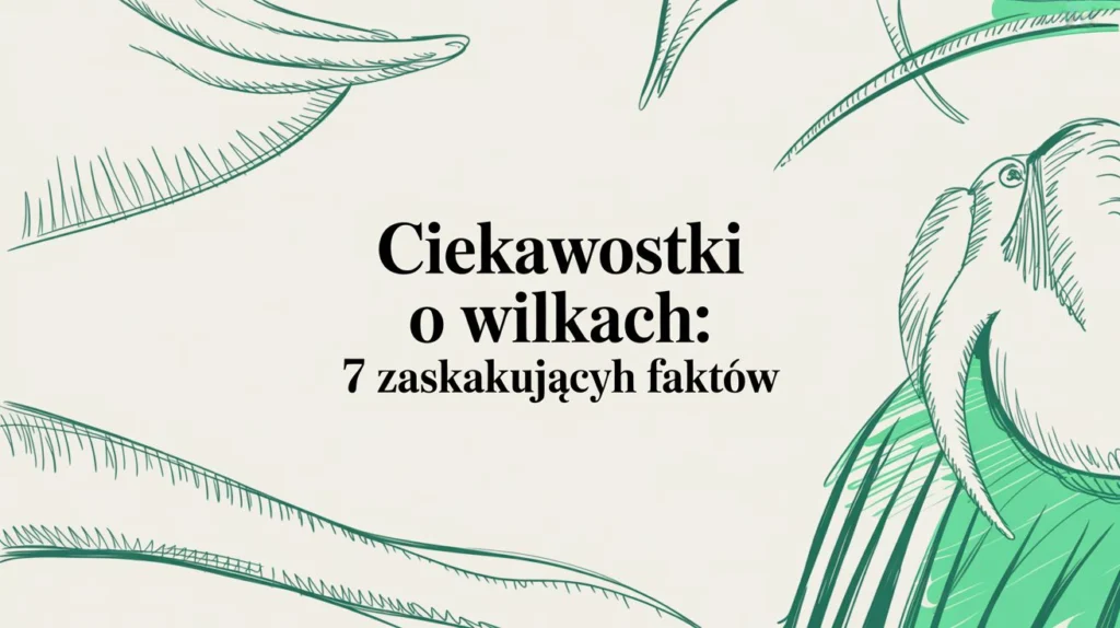 Ciekawostki o wilkach - 7 zaskakujących faktów