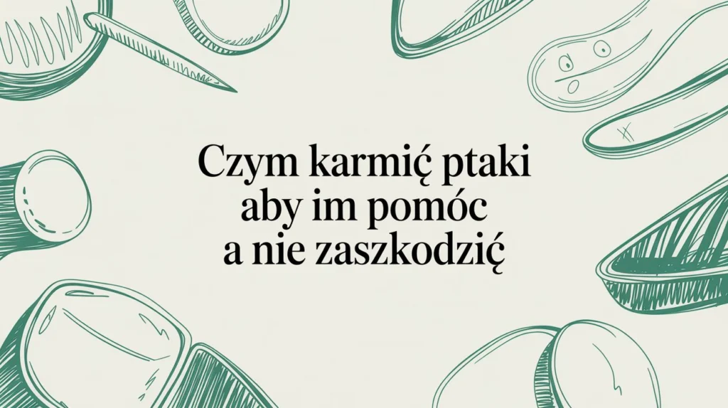 Czym karmić ptaki aby im pomóc a nie zaszkodzić