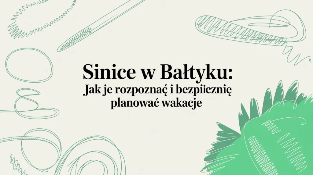 Sinice w Bałtyku - jak je rozpoznać i bezpiecznie planować wakacje