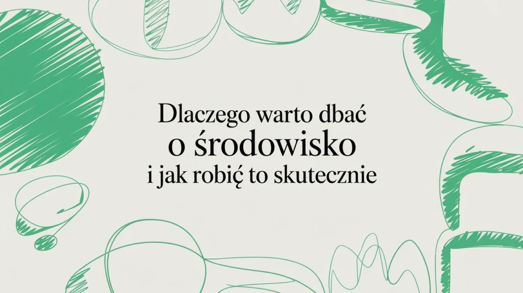 Dlaczego warto dbać o środowisko i jak robić to skutecznie