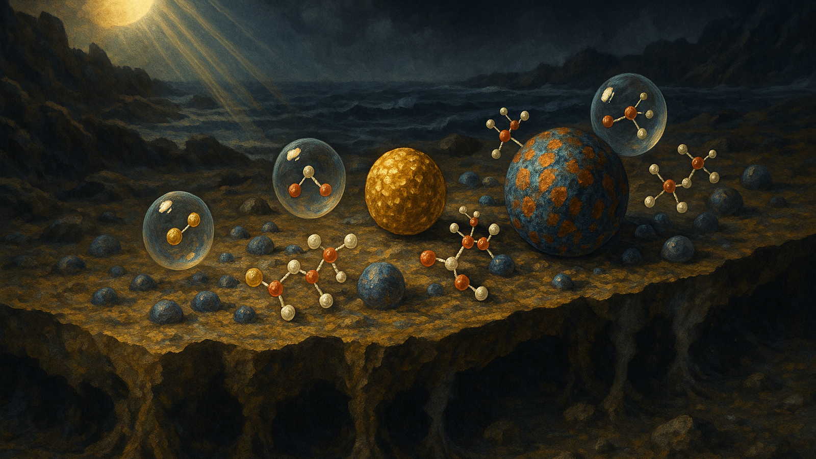 Ilustracja hero przedstawia High‑detail scientific illustration of mineral w minimalistycznej, klarownej formie redakcyjnej.