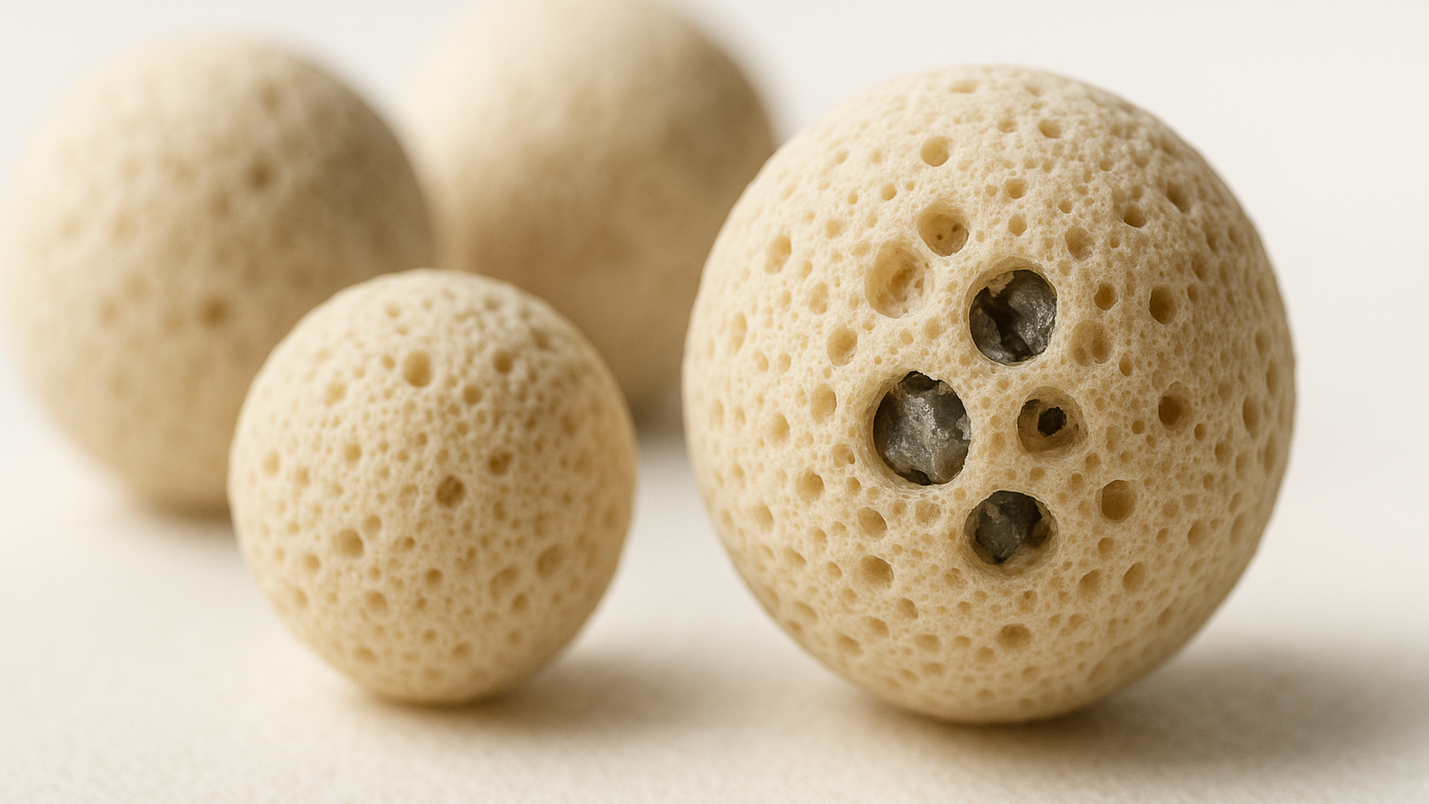 Ilustracja hero przedstawia Macro photo of porous organic w minimalistycznej, klarownej formie redakcyjnej.