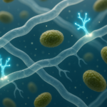 Ilustracja hero przedstawia Close-up scientific visualization of a w minimalistycznej, klarownej formie redakcyjnej.