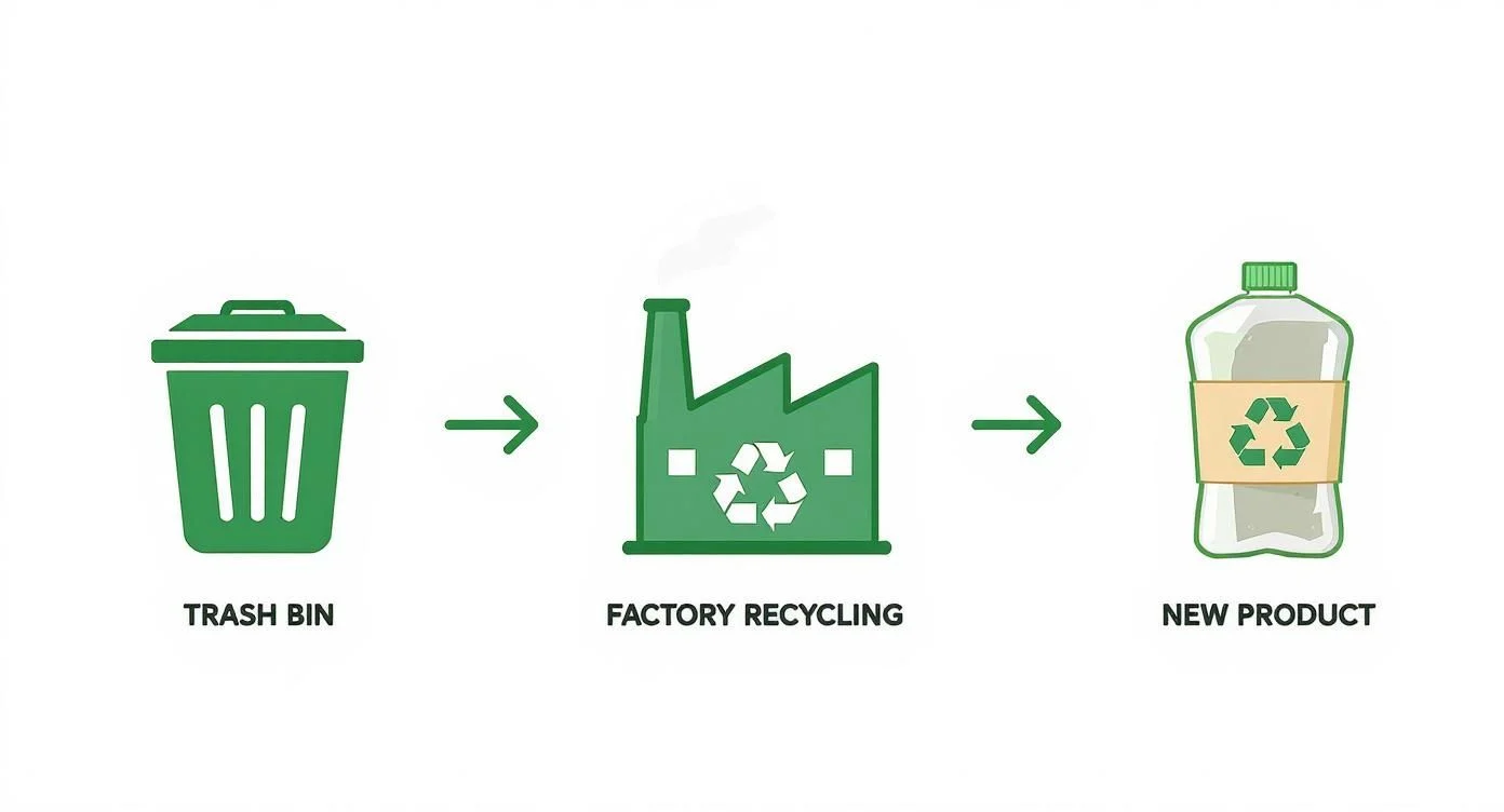 Infographic about co to jest recykling
