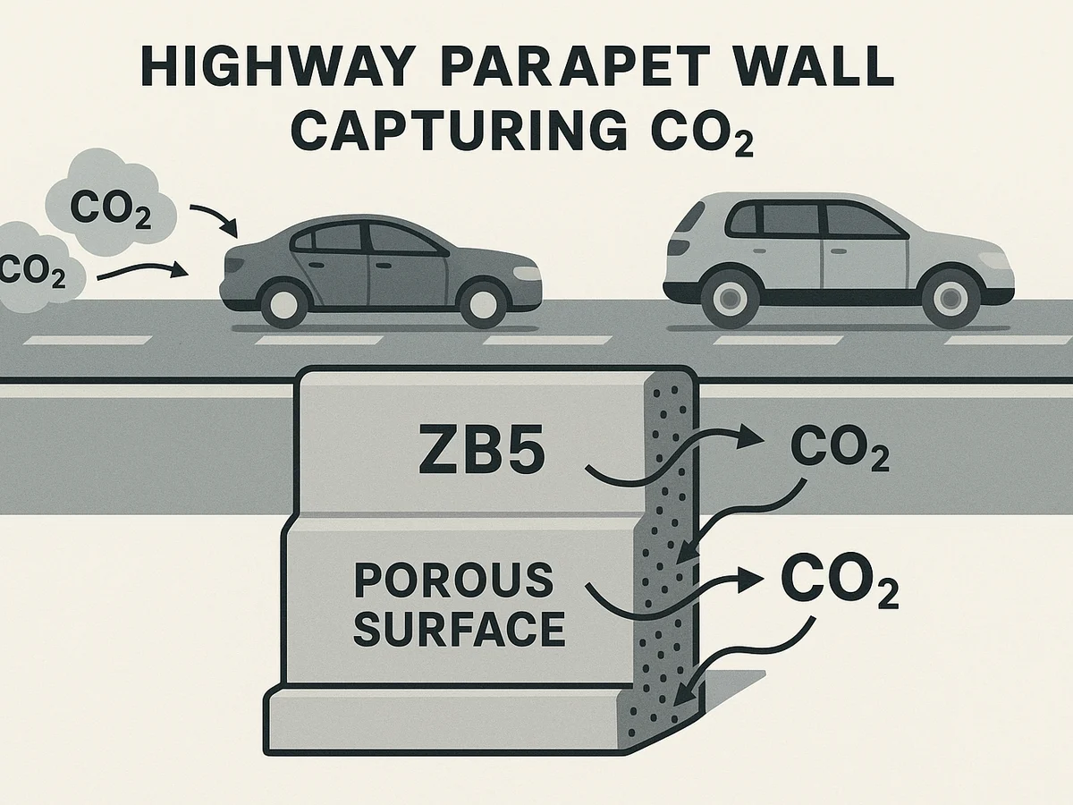 Ilustracja sekcji 2 pokazuje Conceptual illustration of a highway i najwazniejsze zaleznosci tematu.