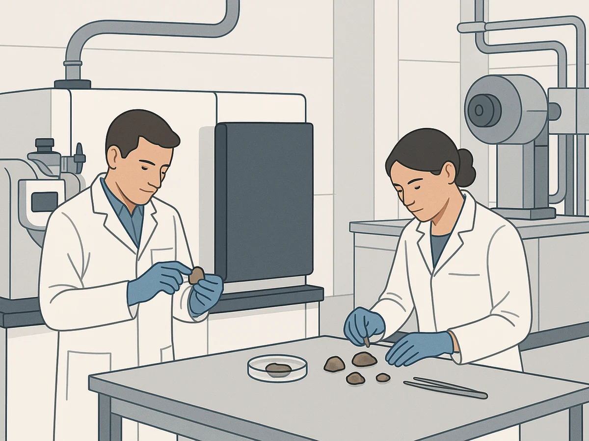 Ilustracja sekcji 2 pokazuje Laboratory mass spectrometer and neutron i najwazniejsze zaleznosci tematu.