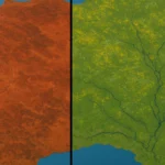 Ilustracja hero przedstawia Satellite before-and-after composite of Western w minimalistycznej, klarownej formie redakcyjnej.