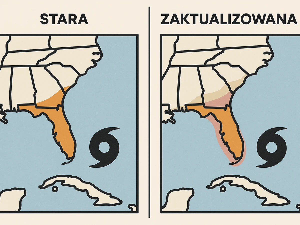 Ilustracja sekcji 2 pokazuje Infografika porównawcza stara vs zaktualizowana i najwazniejsze zaleznosci tematu.