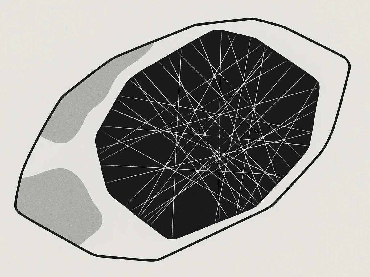 Ilustracja sekcji 2 pokazuje Electron backscatter diffraction EBSD pattern i najwazniejsze zaleznosci tematu.
